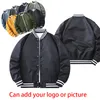 Men s Jackets Men And Women Bomber Jacke Spring Autumn Pilot Motorcycle Coat Leather Jacket Can Be Custom DIy 230906