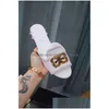 Slippers 2023 Designer Beach Flat Women Summer Sandals Fashion Luxury Cartoon Big Head 35/41/42 With Shoe Box Drop Delivery Shoes Ac Dhmry