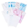 Presente Envoltório Bonito Fichário Orçamento Folhas Envelopes Conjunto 6-Hole Loose-Leaf Folha Papel Bill Dinheiro Armazenamento Envelope Contabilidade Suprimentos Dro Dhkc4