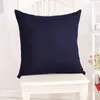 Fronha YWZN Sarung Bantal Warna Permen Sólida Dekorasi Funda De Almohada Kussensloop 230905