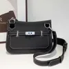 JYPS Designer Crossbody Touse Women 7a حقيقية من الجلد المصنوع يدويًا رفيعة المستوى جودة توغو أصلية واحدة للنساء 9B8J