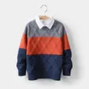 Pullover Children Boys Sweaters Autumn Winter Kids Knitted Pullover Outerwear Coat For Baby Boys 3-10 Years Sweater Dwq597 230906