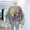 Bluzy bluzy bluzy damskie Bluza Bluza Kobiety z kreskówek High Street Cartoon Puppy Car Ubrania Sweter Sweter Sweter Sweter Hurtowe Partie 2309906