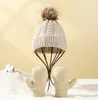 Beanie/Skl Caps Scarf Hat Glove Set For Beanies Children Barn Winter Warm Design Pom Drop Delivery OTCSR