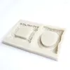 ベーキング型Aouke 1PCSフラワーポットの形状3Dシリコンフォンダンケーキ型。ゼリーチョコレートソープモデリングG206を飾るカップ装飾用