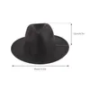 Bérets dames habillées femmes noir Cowboy chapeau hauts femmes mode robe Jazz casquettes Polyester coton classique Cowgirl homme