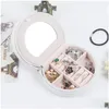 Jewelry Boxes Box For Women Doubel Layer Travel Jewellery Organizer Necklace Earring Rings Holder Case Drop Delivery Packaging Displa Ot3O8