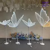 フロアランプウェディングバタフライ装飾ランプクリエイティブロマンチックなレース蝶のパーティーイベントの道路荷重のための装飾ライト