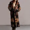 Womens Wool Blends Chic Lady Overcoat Coat Winter Coat Long Sleeves Sleigant Rich Colors Vintage 230905