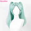 コスプレウィッグアニメレベッカコスプレウィッグアニメコスプレレベッカウィッグ45cmショートシアンヘア耐火合成髪のパーティーウィッグウィッグキャップ230906