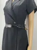 Ремни модные кожаные для женщин черный ремень серебряные кольца с пряжкой 2023 панк-стиль индивидуальное украшение одежды