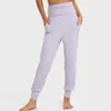 Damesbroek Capri NWT Geribbelde gesplitste taille Nakedfeel-stof Sport Superhoge jogger Fitness-legging met twee zijzakken 230905