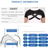 Back Support Double Shoulder Brace Adjustable Sports Shoulder Support Back Pain Relief Double Bandage Cross Compression Protector 230905