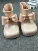 Boots Children Rain Boots for Girls Toddlers Kids Rain Shoes Soft PVC Jelly Boots with Bow-knot Cute Water-proof Rain Boots 230905