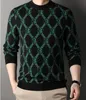 Men's Sweaters Knit Sweater Crew Neck Long Sleeve Mens Fashion Designer Letters Printing Autumn Winter Clothes Slim Fit Pullovers Men Street Wear Tops M-4XL