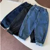 Jeans Kinder Literarischer Trend Mode Vielseitig Einfach Faul Japanisch Sommer Harajuku Stil 230905