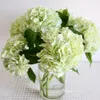 Feel Moist 3D Big Hydrangea Flower Real Touch Artificial Flowers Home Living Room Decoration Wedding Party Table Layout Fake Hydrangea Bouquets