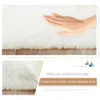 Carpets 60x90cm White Plush Carpet Living Room Decoration Fluffy Rug Thick Bedroom Carpets Anti Slip Floor Soft Solid Large Carpets 230906