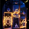 Other Event Party Supplies Halloween Decorations for Home Pumpkin Ghost Bat Lamp Halloween Hanging Ornaments Suction Cup Lamp Lantern Christmas Decoration 230905