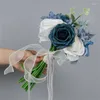 Flores decorativas arranjo floral elegantes buquês de simulação de noiva romance suprimentos de casamento ótimo para propostas aniversários feriado