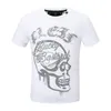 Hot Phillip Plain Hommes T-shirt Designer PP Crâne Diamant T-Shirt À Manches Courtes Dollar Ours Tigre Marque Tee Haute Qualité Crânes T-shirt Hauts P2141