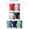 Men's T Shirts CASUMANL 2023 Summer Men Elasticity Turn Down Collar Short Sleeves Business Casual Club Office Clothing