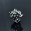 Plasted 18-karatowy druk lamparta szerokie ciało męskie i damskie pierścionek, wykwintna biżuteria, poświęcona tworzeniu wysokiej jakości pierścionków, prezent rocznicowy Kaka Eurasia Ring Party