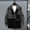 Men's Jackets Color Block Patchwork Denim Jacket Men 11XL 10XL Plus Size Jean Vintage Coat Male Big Outerwear