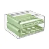 Storage Bottles Egg Holder 32 Grid Stackable Fridge Drawer Organizer Fresh Box For Cabinet Cupboard Countertop