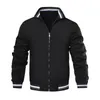 Vestes pour hommes 2023 Qualité Bomber Casual Veste brodée Hommes Automne Vêtements d'extérieur Mandarin Sportswear Hommes pour hommes Manteaux Printemps