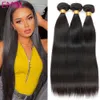 Hair Bulks Bundel Rambut Lurus India 1 3 4 Buah Ekstensi Manusia Murah pour Wanita Kulit Hitam 8 28 Inci Tulang 230905