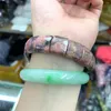 Strang 2023 Natürliche Rhodonit Stein Perlen Armband Armreif DIY Schmuck Für Frau Geschenk Großhandel!