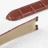 Concave Interface Genuine Leather Strap Replace PP 5711 5712G Male And Female Special Cow Watch Chain Black Blue Brown Bands253C