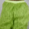 Stage Wear Halloween Explosion Green Fur Monster Grinch Cosplay Santa Costume Party Come Halloween Cosplay Set Anime Vêtements T220901301h