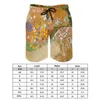 Męskie szorty Klimt Art Gym Summer Water Wężec II Casual Beach Men Sports Szybkie suszenie