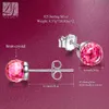 NINASUN "Fantastic World" Orecchini in Cristallo per Donne Ragazze Orecchini in Argento Sterling 925 Orecchini Ipoallergenici per Orecchie Sensibili 6MM/8MM