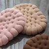 Cushion/Decorative Pillow Cookie Plush Cushion Round Square Biscuit Cushions Soft Thicken Seat Cushion Cute Pillow Decorative Cookie Tatami Back Cushions 230905