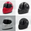 Casco moto integrale casco cruiser in fibra di vetro con scudo nero per casco bici vintage Cafe racer casco retro cool264M