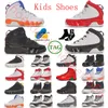 Kids Jumpman 9 9S 농구화 어린이 Orlando Cool Grey Red White 간신히 볼트 엠버 글로우 글로우 대학 골드 블루 여자 소년 유아 스포츠 운동화 24-35