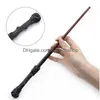 Magic Props 56 Styles Metal Core Wand med högklassig present Box Cosplay Toys Kids Wands Toy Children Christmas Xmas Birthday Party Dr Dhpex