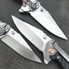 1Pcs CR5190CF Flipper Folding Knife 8Cr13Mov Satin Blade Stainless Steel with Carbon Fiber Handle Outdoor Camping Hiking EDC Pocket Folder Knives