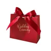 Gift Wrap 10pcs/lot Creative Romantic Wedding Candy Box Hard Paper Folding European 14x6x12cm