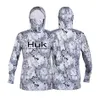 Autres articles de sport HUK Chemise de pêche UPF 50 Couvre-visage à capuche Vêtements de pêche Protection UV solaire Sweat à capuche à manches longues Masque facial pour hommes Camisa De Pesca 230905