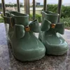 Boots Children Rain Boots for Girls Toddlers Kids Rain Shoes Soft PVC Jelly Boots with Bow-knot Cute Water-proof Rain Boots 230905