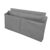 Storage Boxes Side Organizer Table Hanging Bag Pouch 2 Pocket Sections Bedside For Dorm Office Bedroom Room