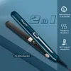 Выпрямители для волос CkeyiN Mini Flat Iron 2 в 1, выпрямитель и бигуди, портативный выпрямляющий стайлер с постоянной температурой 230906