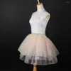 Stage Wear Princess Dance Tutu Robe Ballet Broderie Ruban Performance