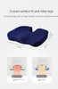 Cushion/Decorative Pillow Seat Cushion Orthopedic Pillow Memory Foam Office Chair Cushion Support Waist Back Pillow Car Seat Hip Massage Pad Sets 230905