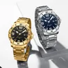 Wristwatches NIBOSI Stainless Steel Quartz Watch for Men Sports Waterproof Luminous Calendar Mens Watches Top Brand Luxury Relogio Masculino 230905
