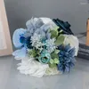 Flores decorativas arranjo floral elegantes buquês de simulação de noiva romance suprimentos de casamento ótimo para propostas aniversários feriado